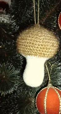 My mushroom for the Christmas tree