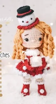 Guichai Crochet Dolls - Armano Ginji - Teechalit Wattanawongwisut - Christmas Girl Santy