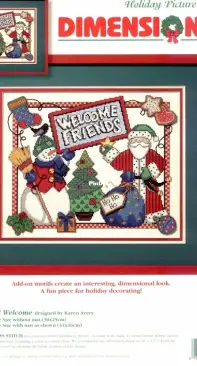 Dimensions - 8502 Whimsical Welcome XSD
