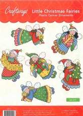 Craftways 570121 Little Christmas Fairies by Joan Elliott - Plastic Canvas Ornaments