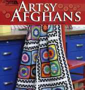 Leisure Arts 4592 Artsy Afghans by Kathleen Garen