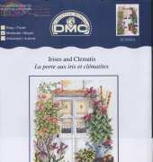 DMC XC0985  Irises and Clematis