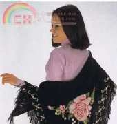 Rose Shawl - by Roberta Madeleine for DMC