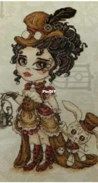 Chibi Stitches Design - Annabel Lee la Miss Steampunk
