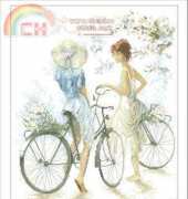 LANARTE 33788 PN-0007949  Girls with Bicycle XSD by Haenraets XSD