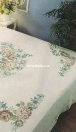 Garland of Roses Tablecloth - Ricamare / Ric Amare 25 HS PCS