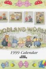 Woodland World 1999 Calendar from The World of Cross Stitching TWOCS