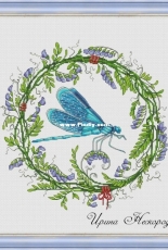Irina Neskorodeeva - dragonfly wreath