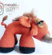 Meraki Craft Inc - The Crochet Case - Laura Pavy - Reuben the Warthog
