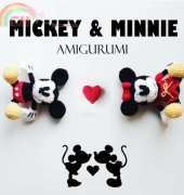 Mickey and Minnie Amigurumi-Minty handmade