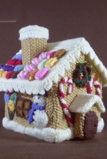 Frankie's Knitted Stuff-Gingerbread House and House Stuff  by Frankie Brown-Free