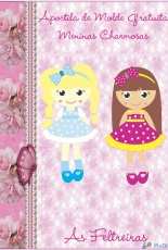 As Feltreiras - Meninas Charmosas / Charming Girls Felt Pattern - Portuguese - Free
