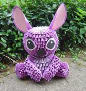 3D -purple stitch
