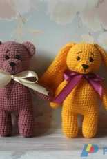 Mama Fufa - Cactuce Handmade - Anastasia Makeeva - Gift Teddy Bear and Bunny - Russian - Free
