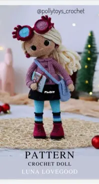 Polly Toys Crochet - Dasha Lobacheva - Luna Lovegood