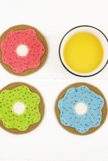 Tikva patterns - Yullia Mozhaiska - Donut Coaster