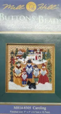 Mill Hill Buttons & Beads Winter Series - Christmas Village MH14-8305 Caroling
