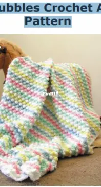 All Crafts - Wendy - Baby Bubbles Crochet Afghan - Free