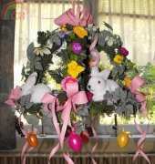 Easter crown decoration