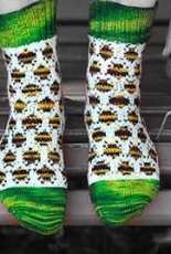 The Bumblebee Socks by Pinneguri -English,Norvegian-Free