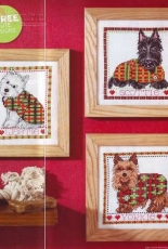 Tartan Pups by Joan Elliott from The World of Cross Stitching TWOCS 146 XSD