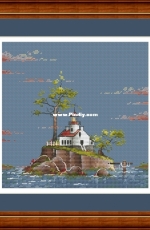 sv_stitch - Solitude (lighthouse) by Svetlana Nemiritskaya / Svetlaja-maj