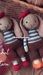 Dunaeva Toys - Crochet Bunny Pattern - English