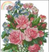 Golden Kite GK 661 Roses and Blue Ribbon
