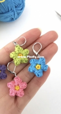 Stitch by Fay - Fay Lyth - Crochet Flower Stitch  Markers - Free