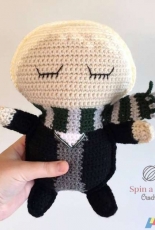 Spin a Yarn Crochet - Jillian Hewitt - Ragdoll Draco Malfoy - Free