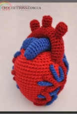 Crochet pattern heart by Nusya´s toys