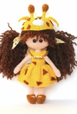 Elena Ermak - Small Doll in a giraffe costume