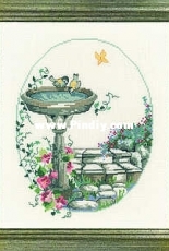 Permin of Copenhagen 12-3501 - Oval Garden Bird Bath