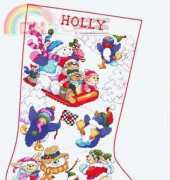 Winter Fun On Ice From Leisure Arts 4082 Donna Kooler's Ultimate Stocking Collection