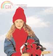 Kids Hat, Scarf and Mittens Set from Crochet World Vol.20 , No.6 1997 - Free