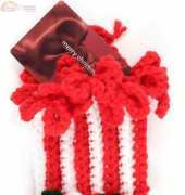 Coats & Clark Red Heart WR1046 Striped Cap Gift Card Holder by Vicki Blizzard