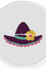 Daily Cross Stitch - Dia de los Muertos Sombrero