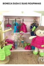 Atelie MariaRe - Regina Stein - Doll Duda and her clothes - Portuguese