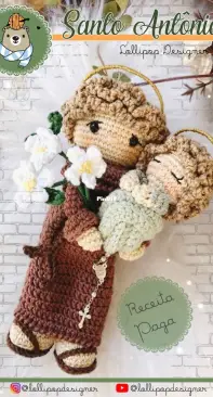 Lollipop Designer - Layla Romanha - Saint Anthony - Santo Antonio - Portuguese