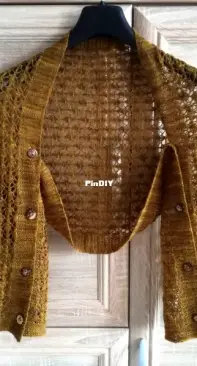 Pille shawl / shrug / poncho  from lace yarn
