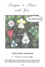 Designs to Share with You 191 Coiled Fabric Ornaments