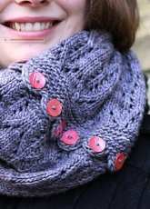 Gothic Lace Cowl or Scarf by Emily Wessel - Tincanknits - Free