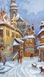 And it's snowing! - А снег идет!