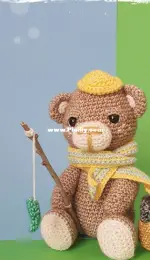 Belle and Grace Handmade Crochet - Amanda Bee - Billy bear - Billy el oso - Spanish