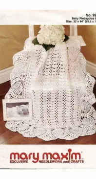 Mary Maxim - 99005N - Baby Pineapples Blanket