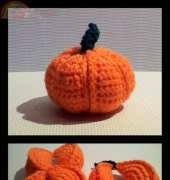Look at What I made - Barberton Daisy - Dedri Uys - Pumpkin Segment Ball - Free