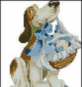 Labores Ana Dog with baby boy