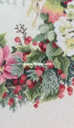 Wreath all seasons - - just one step away from embroidery