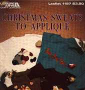 Leisure arts 1197 Christmas Sweats to applique