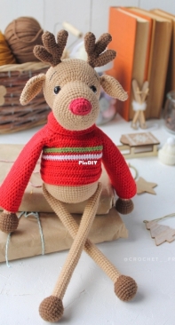 CrochetFriendToy - Anastasia Smolyakova - Christmas Deer